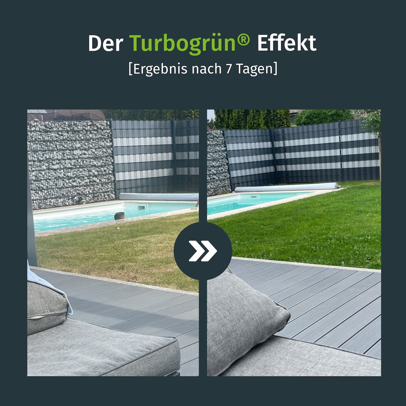 Sommerdünger Vorher Nachher